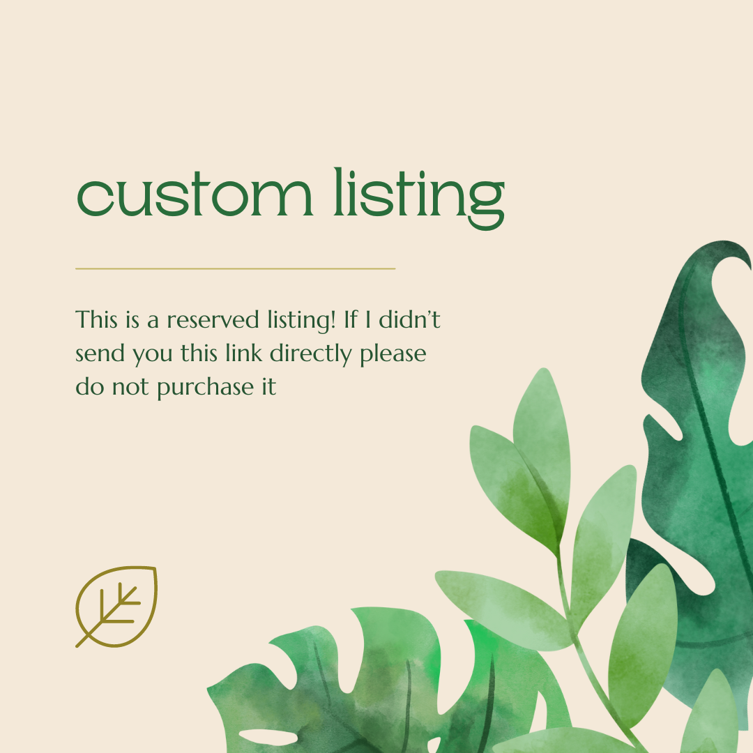 Custom Listing