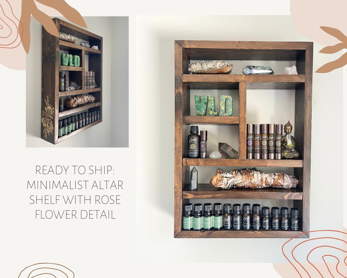 READY TO SHIP: Minimalist altar shelf