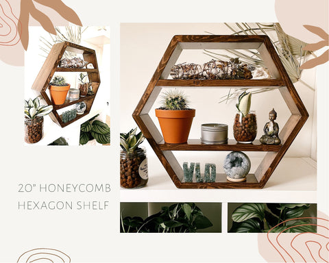 Basic Hexagon Shelf - 20”